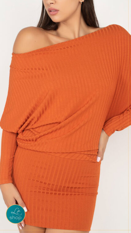 VESTIDO ML TERRACOTA LD2320