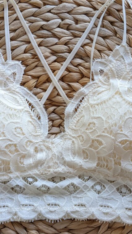 Bralette banda larga Marfil LE227