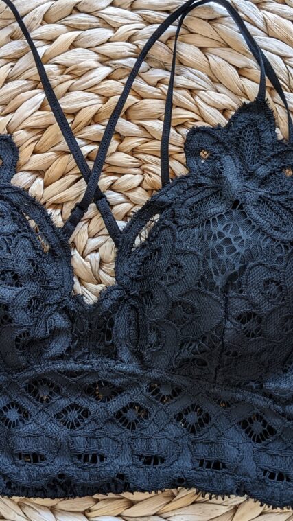 Bralette banda larga Negro LE224